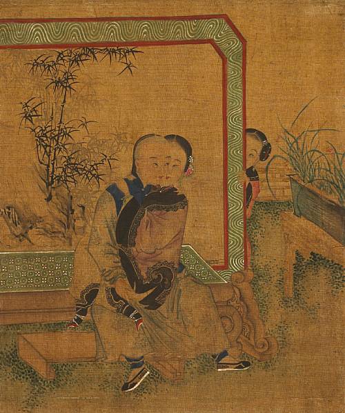 Unknown Artist, China - Lovers Observed, 19th Century